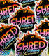 Shred stickers