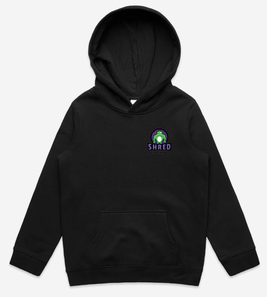 Youth monster hoodie front